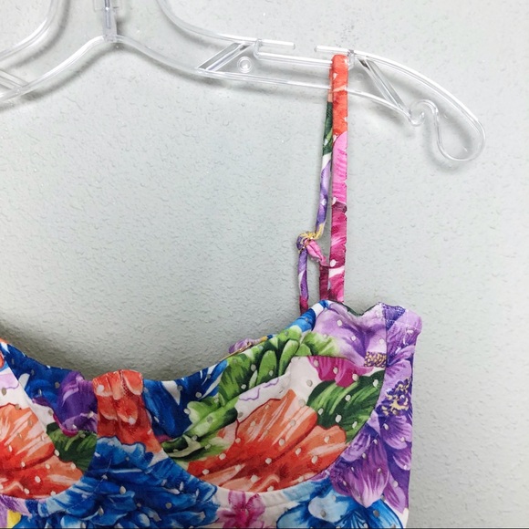 Farm Rio Chita Swimsuit One Piece Floral Size Large - Picture 7 of 11